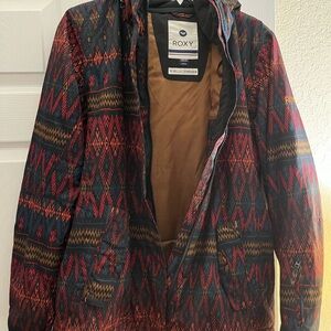 Roxy Multicolor Patterned Ski Jacket